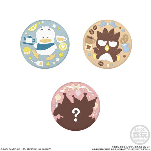 『サンリオキャラクターズ』【食玩】 刺繍缶バッジビスケット3【BOX】